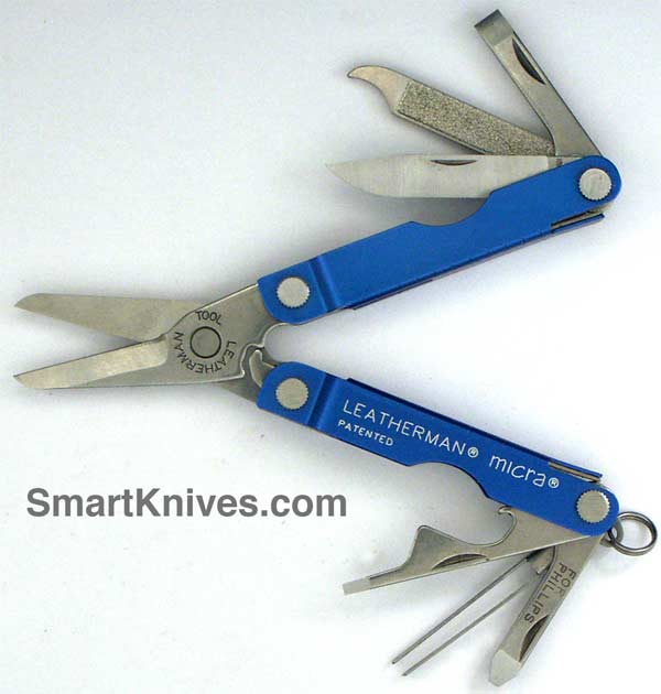 Leatherman Micra Blue, keychain multi-tool  Advantageously shopping at