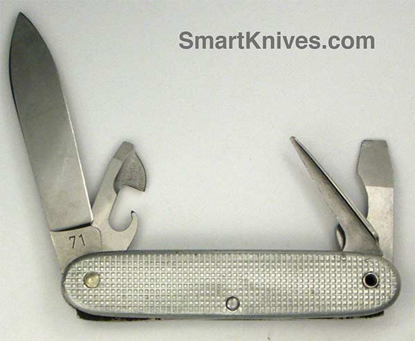 Victorinox and Wenger 1971 Soldier 93mm Aluminum Alox Swiss Army