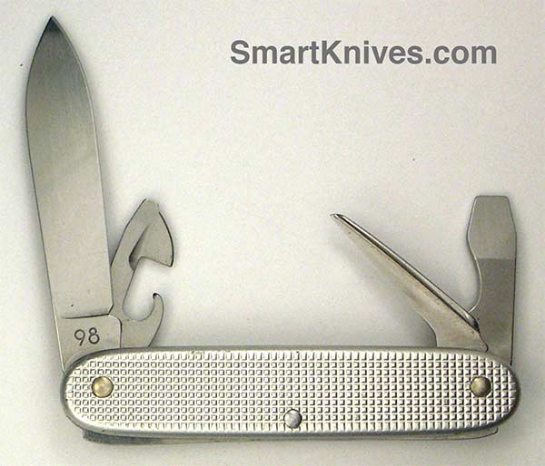 Victorinox and Wenger 1998 Soldier 93mm Aluminum Alox Swiss Army