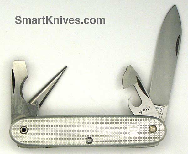 SNT1377 1960年代 US ARMY ヴィンテージ ウォールミラー Victorinox and Wenger 1971 Soldier 93mm Aluminum Alox Swiss Army