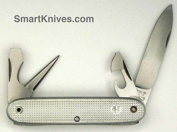 Victorinox and Wenger 1973 Soldier 93mm Aluminum Alox Swiss Army