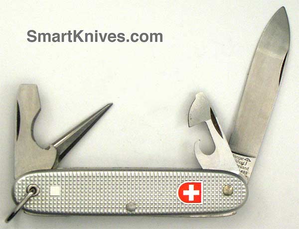 Victorinox and Wenger 1984 Soldier 93mm Aluminum Alox Swiss Army